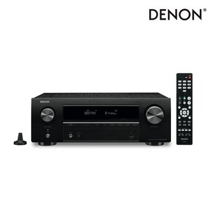 [DENON] 데논 AVR-X550BT AV리시버, 블랙