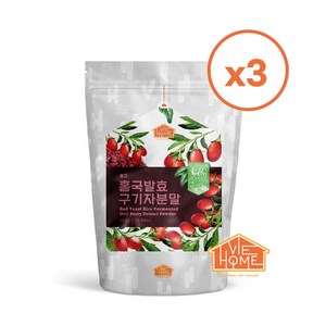 닥터비옴 진도 홍국발효 구기자 분말 300g, 3개