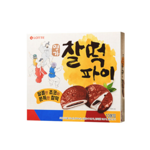 롯데제과 명가 찰떡파이, 375g, 4개