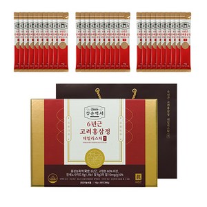 청춘백서 홍삼 6년근 고려홍삼정 데일리스틱 진 1박스(30포) 10g, 단일옵션, 30개