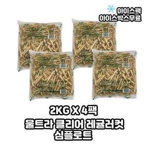 심플로트 울트라클리어 스킨온 레귤러컷, 2kg, 4개