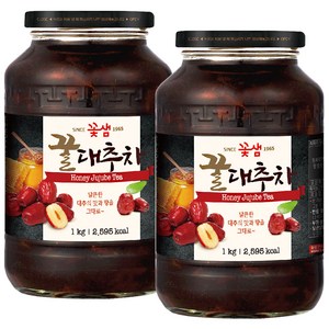 기타 [꽃샘식품]꽃샘꿀대추차1kgx2개, 1kg, 1개입, 2개