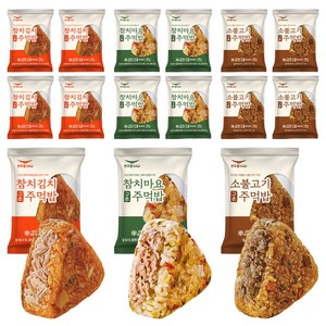 한우물 구운주먹밥 참치김치+참치마요+소불고기, 1세트, 1.5kg