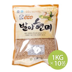 장세순 발아현미, 1kg, 10개