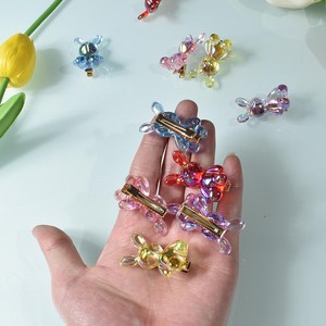 컬러풀한 헤어핀 세트 여자용 베이직 헤어핀 소녀들에게 어울리는 스타일리시 액세서리 (10개입)