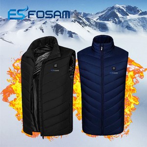 포샘 스마트 보온 온열 조끼 겨울 낚시용 발열조끼 방한조끼 V-200 (USB 충전식) 등산용 발열조끼 기능성 발열조끼 FOSAM 발열조끼 냉동공장 발열조끼