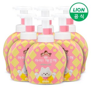 아이깨끗해X어프어프 대용량 핸드워시 490ml 용기 6개 화이트릴리, 02.숲속향기 용기 490ml 6개