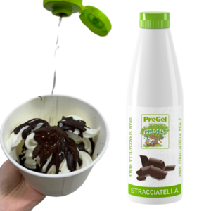 [과일그릭이] 초코쉘 프리젤 그랜 스트라치아텔라 다크 초코 시럽 소스 대용량, 900g, 6개