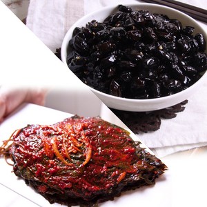 깻잎무침 1kg+콩조림 1kg, 2개, 1kg