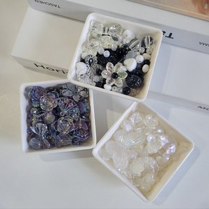 데코덴파츠 탑꾸파츠 비즈재료 랜덤믹스 50g x 3종 세트, 기본2, 1개