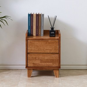 리안 고무나무 원목 2단 서랍장 침대 협탁, 03. 서랍형 월넛, 1개