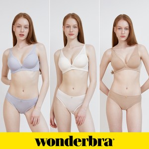 [Wonderbra] V넥 노와이어 브라팬티 6종세트 택 1