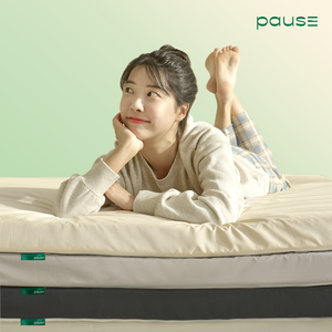 퍼즈 통잠매트 양면 바닥 토퍼 매트리스 라텍스 매트릭스 9cm
