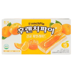 후렌치파이 감귤 마멀레이드 15p, 192g, 2개