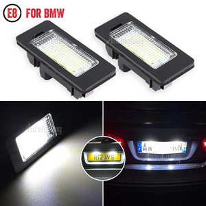 LED 번호판 라이트 캔버스 번호 BMW E92 E93 F30 F31 F45 E39 E60 F11 E70 X5 E84 X1 E82 F22 E90 E91 E61 2 개, 1.2PCS LED Light