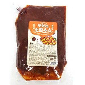 쿠즈락 소떡소떡 소스 파우치, 2kg, 1개