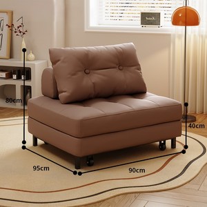 휠렉스 엘티제이 접이식 소파침대 라텍스 소파베드 L3, 소파베드 브라운