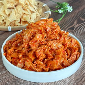 고향의맛 인조고기무침500g 콩고기 두유피 두부피 전통연변 중국음식, 1개, 500g