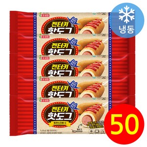 롯데 켄터키 핫도그, 70g, 50개