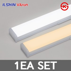 비츠온 LED 주차장등 다용도 일자등 LED형광등 60W 1200mm, 1개, 주광색