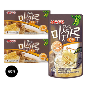 삼육식품 미숫가루 두유 파우치 190ml 60팩, 60개