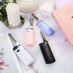 맑을담 캔들라이터 미니 충전식 가스점화기 4컬러, 화이트, 1개