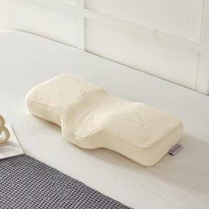 프랑떼 3D 고밀도 메모리폼 경추베개, 아이보리, 1개