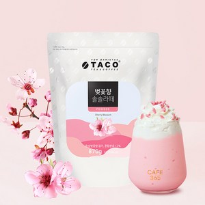 타코 벚꽃향 솔솔라떼 파우더, 870g, 1개