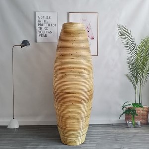 빅사이즈 대형 라탄 화병 인테리어 화병, 100CM 높이
