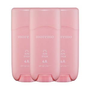 모레모 선스틱 A SPF 50+ PA++++, 16g, 3개