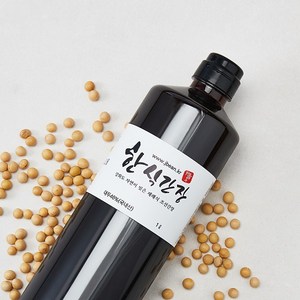 정들콩 전통 재래 한식 국 간장 1L 국내산 콩 추천 판매, 1000ml, 1개