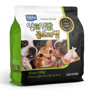 테비토퍼 고양이 일묘일닭 골드라벨 간식 50p, 닭가슴살, 1.1kg, 1개