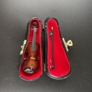 상상뮤직 미니어처바이올린 악기 모형, 8cm 바이올린
