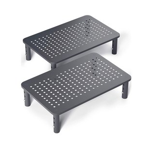 3단계 모니터 받침대 ENK-DT100, 블랙