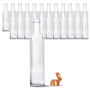 미르코리아 원터치 사각병 FN500S 투명, 500ml, 24개