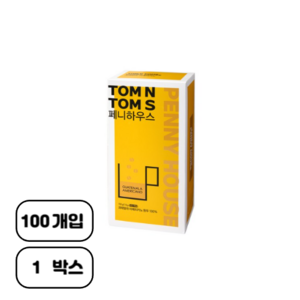 탐앤탐스 페니하우스 아메리카노 원두커피믹스, 1.5g, 100개입, 1개