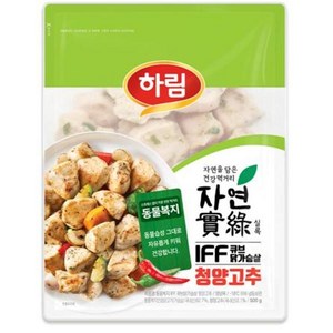 하림 계운한맛 (신선) 동물복지 IFF 큐브닭가슴살(청양고추) 500g x1봉, 1개