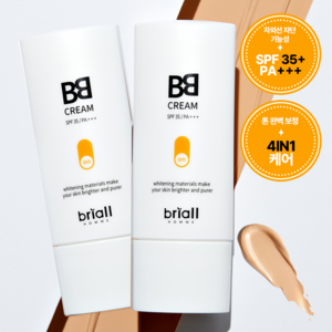 브리올옴므 화이트닝 스위치 온 비비크림 SPF35 40ml, 2개, 22호
