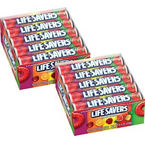 미국 라이프세이버 하드 과일 캔디 사탕 대용량 1.14oz X 20개 Life Saves Oiginal 5 Flavos Had Candy 1.14 X 20개, 32g