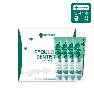 [덴티스테] 4P 선물세트 뉴플러스화이트 100g (쇼핑백 증정)