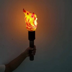 횃불 모형 led 벽 조명 인테리어 복도 무드등 성화, 휴대용  48cm, 핸드형 48cm, 1개