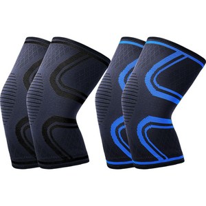 렉스템 GPT 무릎보호대 고탄력 미끄럼방지 기능 블랙 2P + 블루 2P, 1세트, 블랙, 블루