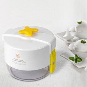 30분완성! 라라그릭 그릭요거트메이커 옐로우 핑크 유청분리기 비전기식 BPA FREE 1만번 실리콘내구성테스트 완료, 화이트, 1개