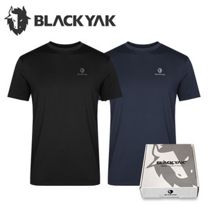 블랙야크 24년형 솔리드 반팔 B더블 에코 4 라운드 S 티셔츠 2종 세트
