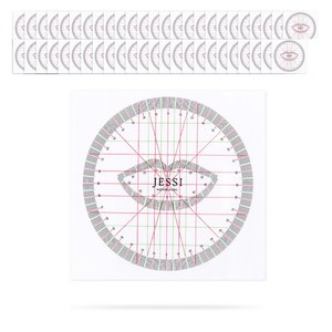 제시 반영구화장 입술 디자인 스티커 정확하고 아름다운 입술 디자인, 50개