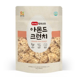 엄마사랑 국내산 쌀로만든 아몬드 크런치, 180g, 1개