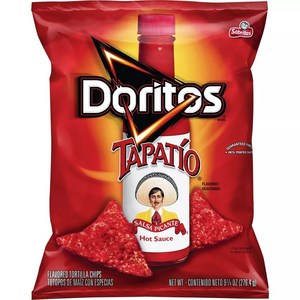 도리토스 타파티오 핫 소스 칩 262.2g Doritos Tapatio Chips - 9.25oz, 1개