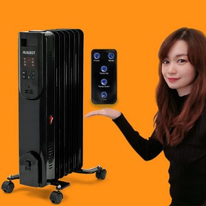 휴앤봇 타이머형 전기 라디에이터 난방기 HEO-70T 욕실 화장실 동파방지 히터 사무실