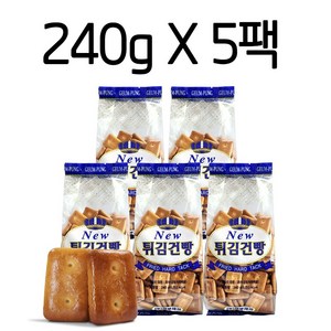 튀김건빵, 240g, 5개