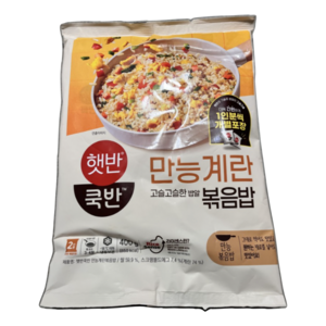 햇반 쿡반 만능계란볶음밥, 6개, 400g